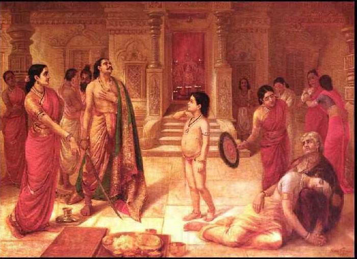 Raja Ravi Varma Mohini and Rugmangada to kill his own son Raja Ravi Varma